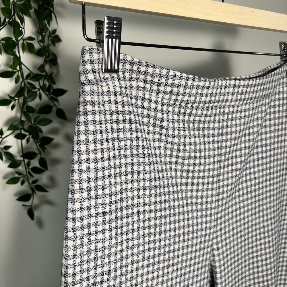 Wilfred Gingham “Kick Flare” Trousers